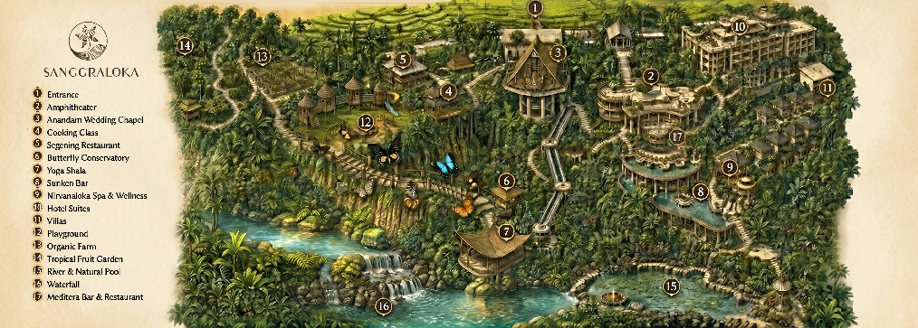Sanggraloka Map